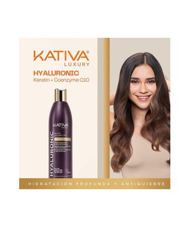 Kativa Hyaluronic Conditioner 355 mL - Deep Moisture Anti-Breakage Conditioner - Buy Online on GoSupps.com