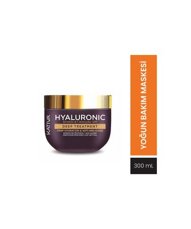 Kativa Hyaluronic Deep Treatment 300 mL - Deep Moisture Anti-Break Intensive Care Mask