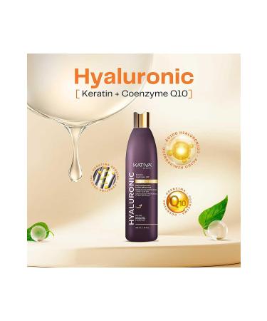 Kativa Hyaluronic Conditioner 355 mL - Deep Moisture Anti-Breakage Conditioner - Buy Online on GoSupps.com