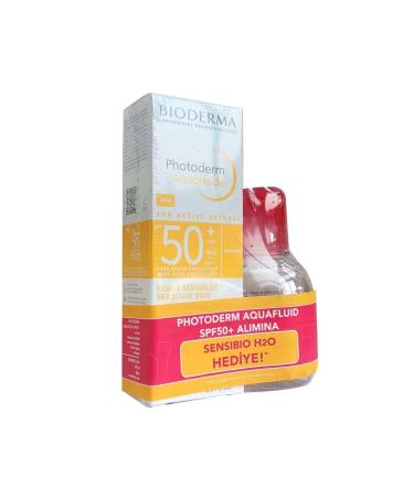 Bioderma Photoderm Aquafluide SPF50+ 40 ML- Sensibio H20 100 ML Gift - Buy Online on GoSupps.com