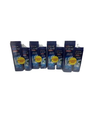 Clear Men Cool Sport Menthol Refreshing Menthol Effect Shampoo 350 ml + 180 ml X 4 Pieces