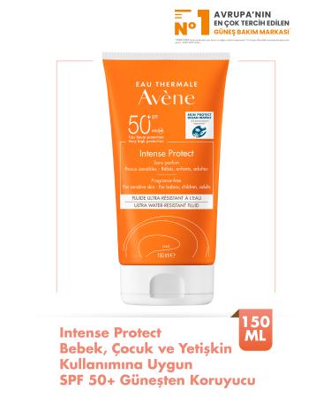 Avene Intense Protect SPF 50+ High Protection Sun Cream for Baby Child and Adult Use 150ml