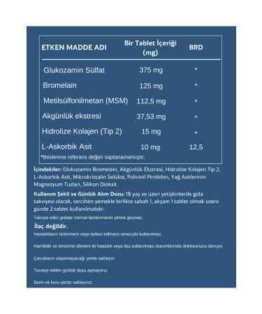 CASTLE FOCUS 60 Tablets Bromelain Hydrolyzed Collagen (Type 2) Glucosamine Sulfate Containing Supplement - Buy Online on GoSupps.com