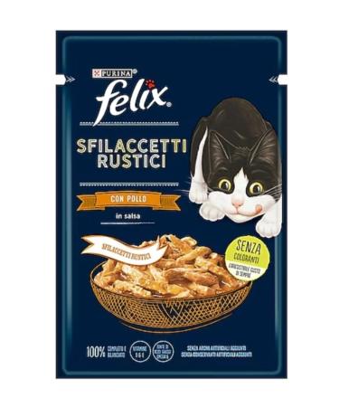 FELIX Delicious Meat Slices Chicken Wet Cat Food 80 Gr x 26 Pieces