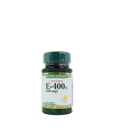 Nature's Bounty Vitamin E 400 IU Pure d-Alpha 50 Capsules (2 PCS)