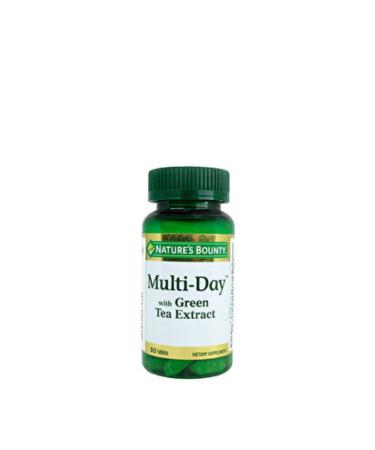Nature's Bounty Multi-Day With Green Tea Extract 50 Tablet Multivitamin (2 PCS)