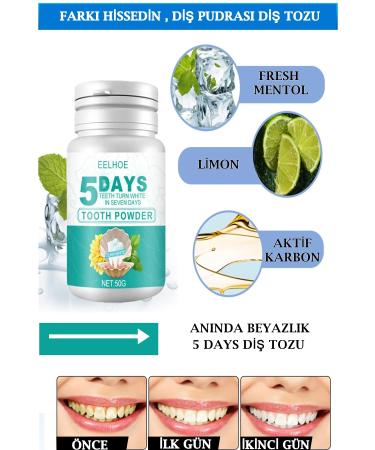 Xolo Teeth Whitening Powder Active Carbon 50 Gr Tooth Powder 5 Days USA - Buy Online on GoSupps.com