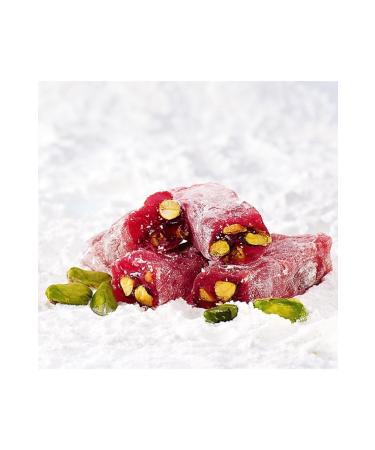 ekerci Ali Galip Mini Pomegranate and Pistachio Turkish Delight (500 G)