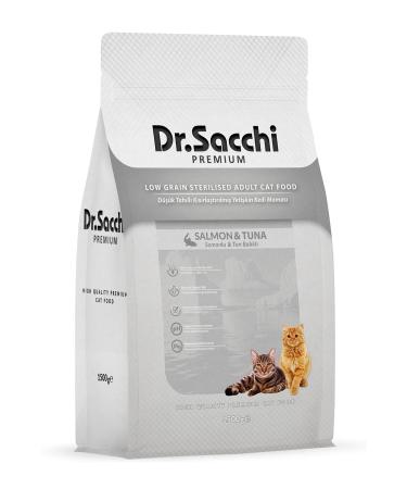 Dr. Sacchi Premium Low Grain Neutered Cat Food 1.5 Kg