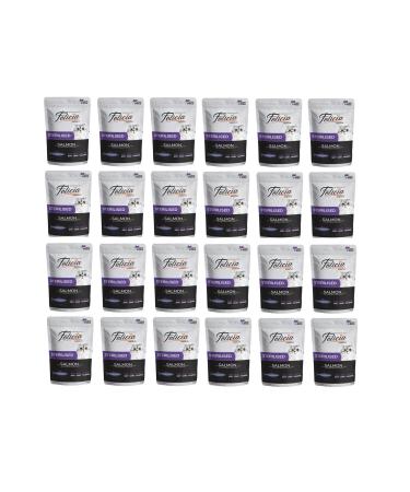 Felicia Pouch Salmon Sterilized Wet Food 85 gr X 24 Pieces