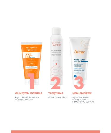 Avene Cream SPF 50+ High Protection Sun Cream for Dry Skin Unscented 50 ml - Buy Online on GoSupps.com