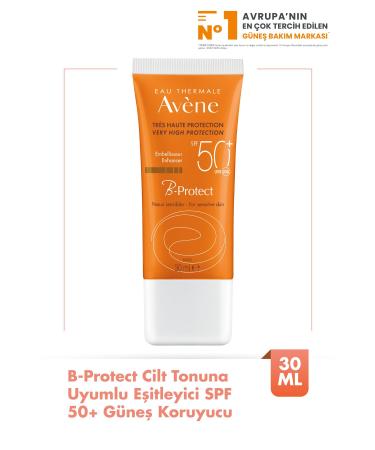 Avene B-Protect SPF 50+ Skin Tone Equalizing High Protection Sun Cream 30 ml KEYON2407