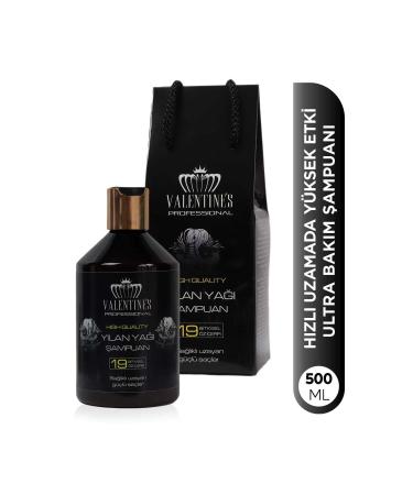 VALENTINES PROFESSIONAL Fast Growth Intensive Care 19 Natural Plant Extracts Snake Oil Shampoo Premium Series 500ml - Buy Online on GoSupps.com