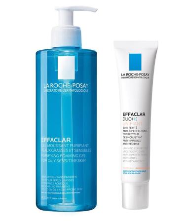 La Roche Posay Effaclar Cleansing Gel 400 ml - La Roche Posay Effaclar Duo Unifiant Concealer 40 ml Light
