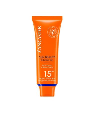 Lancaster Sun Beauty Face Cream-Medium Protection Patented Full Light Technology SPF15 Protective Sun Cream