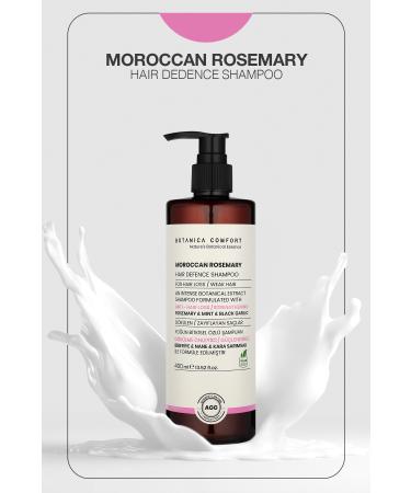 BOTANICA COMFORT Anti-Loss Strengthening Hair Formation Supporting Rosemary Black Garlic Extract Shampoo 400 ML - Buy Online on GoSupps.com