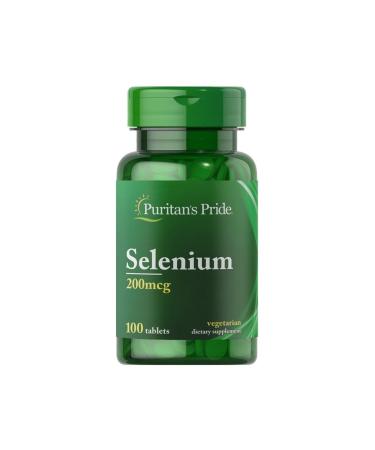 Puritan's Pride Selenium 200 Mcg 100 Tablets