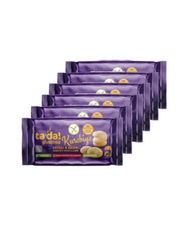 Tada Gluten-Free Apricot and Almond Cookies 75 Gr (6 Pieces)