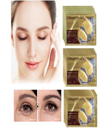 Xolo 10 Pieces Collagen Collagen Under Eye Mask Anti-Wrinkle Moisturizer Anti-Dark Circle - Buy Online on GoSupps.com
