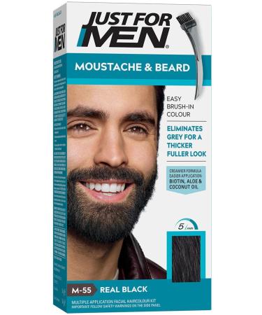 Just For Men Beard and Moustache Dye Black M-55..JFM09052406