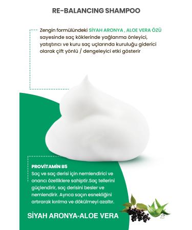 BOTANICA COMFORT Sebum Balancing Anti-Oily Black Aronia Berry Aloe Vera Extract Root Strengthening Shampoo 400 ML - Buy Online on GoSupps.com