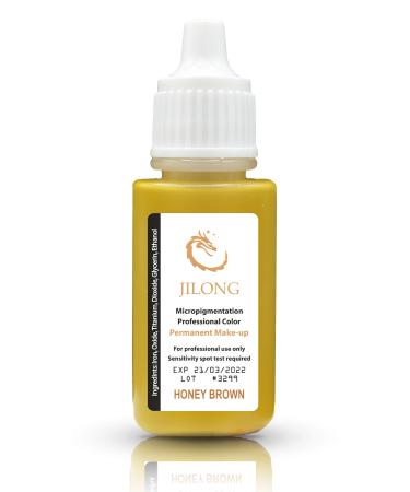 Jilong Permanent Makeup Pigment Honey Brown 25 ML