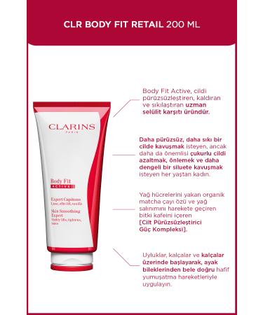 Clarins Body Fit 200 ml - Cellulite Appearance 5 Reducing Cream 200 ml