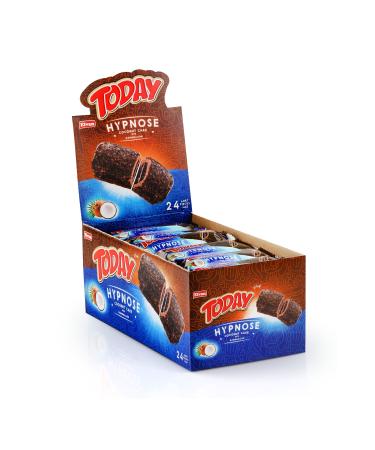 Elvan Today Cocoa Marshmallow Coated Coconut Cake 45 Gr. 24 Pieces (1 BOX) - Buy Online on GoSupps.com