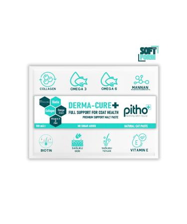 Pitho Derma Cure - Cat Malt to Support Hair and Skin Health Against Excessive Hair Loss for Cats - Buy Online on GoSupps.com