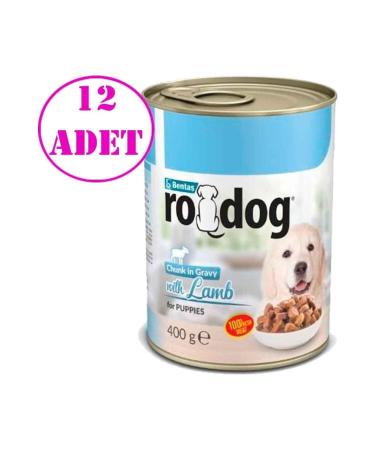Rocat Rodog Lamb Meat Canned Dog Food 400 gr X 12 Pieces