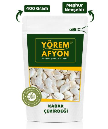 G l ehre Y rem Afyon Famous Nev ehir Roasted Salted Extra Double Pumpkin Seeds | 400gr.