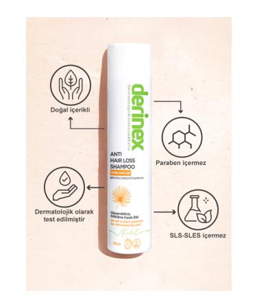 Derinex Hair Loss Effective Hair Care Shampoo - For Oily Hair - Buy Online on GoSupps.com
