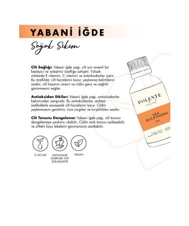 Polente Natural Cold Pressed Sea Buckthorn Oil 30 ml - Buy Online on GoSupps.com