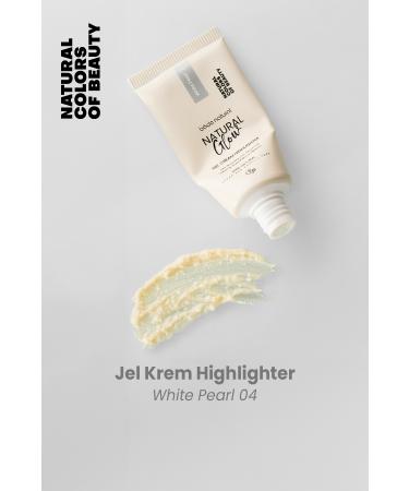 Bade Natural Gel Cream Highlighter White Pearl 04 0 Natural - Buy Online on GoSupps.com