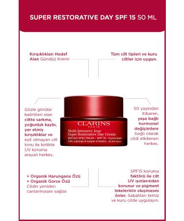 Clarins Super Restorative Day Cream SPF 15 50ml