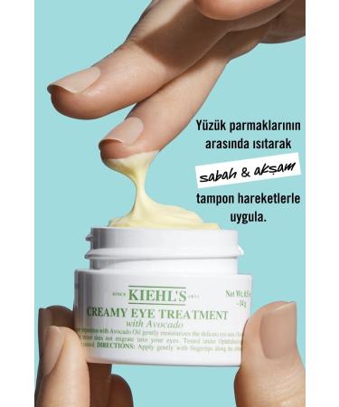 Kiehl's CREAMY EYE TREATMENT AVOCADO SKIN REVIVING MOISTURIZING EYE CREAM 14 ML KEYON1009