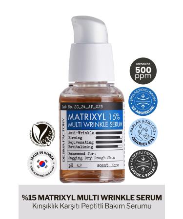 DERMA FACTORY Highly Effective Derma Factory Matrixyl Serum for Wrinkles and Sagging