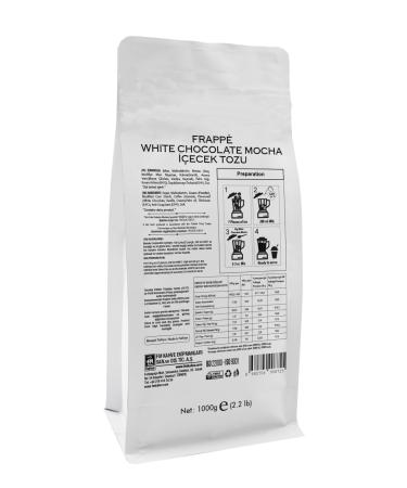 Simonelli Frappe Ice Coffee White Mocha 1000 gr Package - Buy Online on GoSupps.com