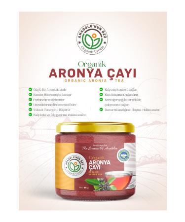 The essence of Anatolia organic production Organic Aronia Tea ''90gr'' - Buy Online on GoSupps.com