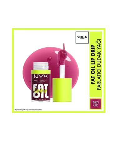NYX Professional Makeup Fat Oil Lip Drip Shine Lip Oil Thats Chic 4.8ml - Buy Online on GoSupps.com