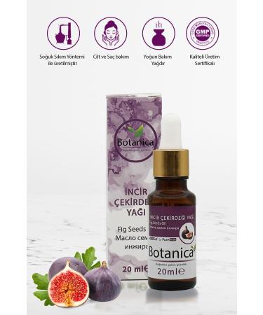 botanica Fig Seed Oil - Ficus Carica - (Full and Shiny Hair) Fig Seeds Oil Hair Care Oil 20 ml