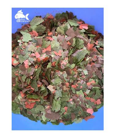 At l m Aquarium Pro Guppy Food Tetra Platy Molly etc. Fish Food High Protein and Algae Content 500 GRAM