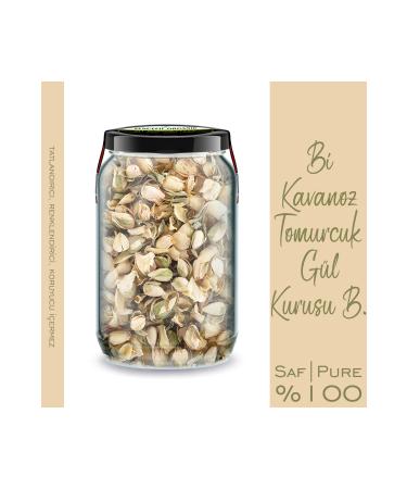 Ginger Organic 4 Types of Bud Rose Dried Pink White Red Orange Color Rose Jar 660 cc. x4 Glass Jar - Buy Online on GoSupps.com