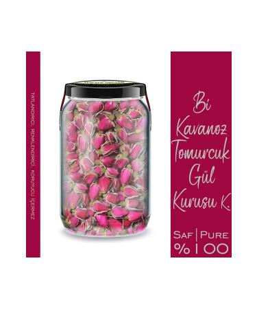 Ginger Organic 4 Types of Bud Rose Dried Pink White Red Orange Color Rose Jar 660 cc. x4 Glass Jar - Buy Online on GoSupps.com