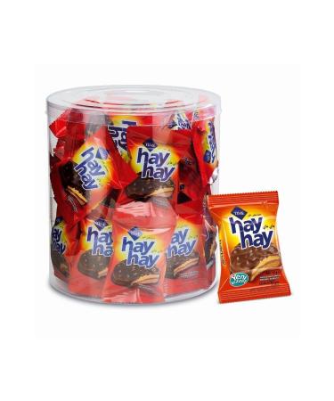 Cizmeci Time HAY HAY Classic Cocoa Coated Cream Biscuit 10 gr x 48 Pieces - Buy Online on GoSupps.com