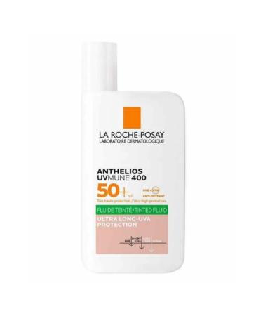 La Roche Posay Anthelios Oil Control Fluid Tinted Face Sun Cream Spf+50 for Oily Combination Sensitive Skin 50ml