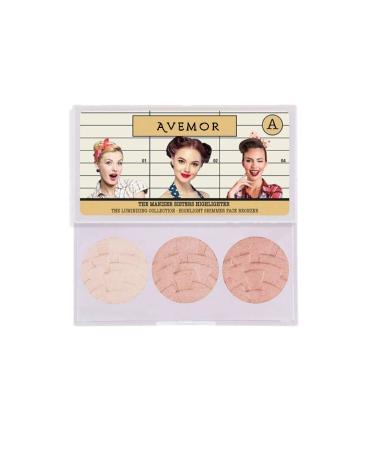 AVEMOR 3-Piece Highlighter Palette - Highlighter A