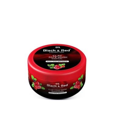 DORA Black & Red Clay Face Mask with Forest Fruits 400gr X 4 Pieces