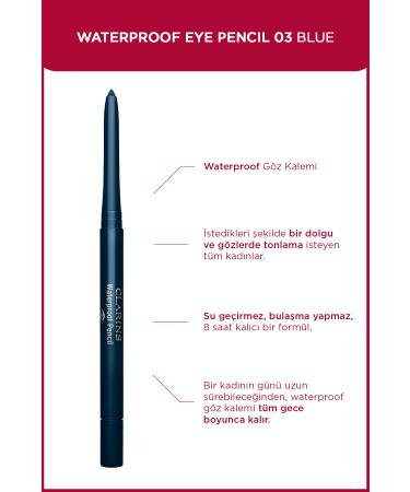Clarins Waterproof Blue Eye Pencil 03 Eye Pencil