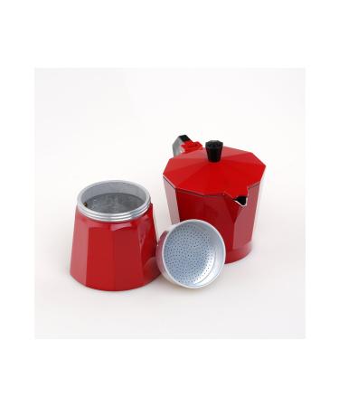 Mare Mosso Caffe Vendite Venezia Espresso Coffee 1Kg. & Moka Pot 6 Cups. (Red) 1st Set - Buy Online on GoSupps.com